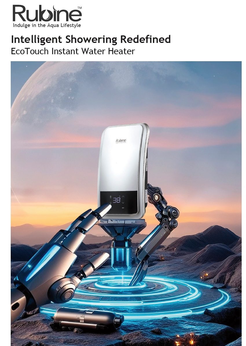 RUBINE ET-123 Instant Heater With Rain Shower