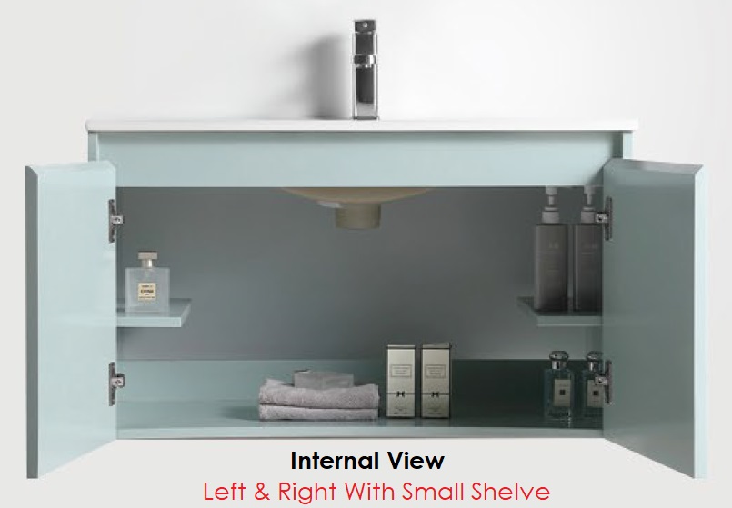 CUBI 600mm PVC Vanity Cabinet COVE 6046101