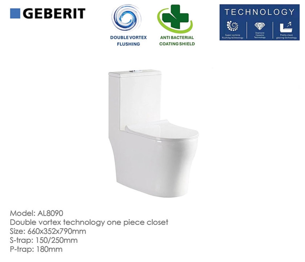 AALTO Double Vortex Water Closet AL8090