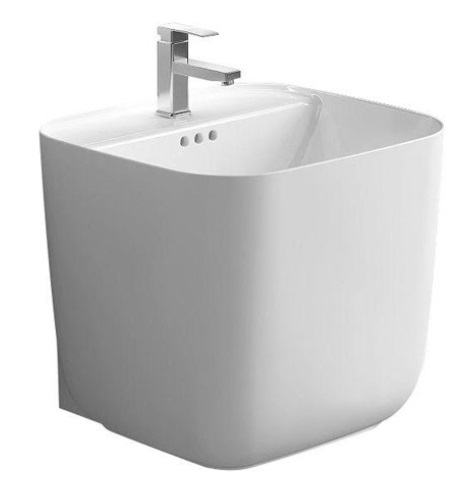 AALTO Wall Hung Wash Basin 8201 view 2