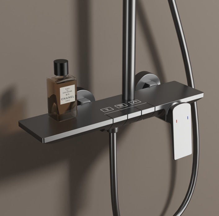 AALTO Rain Shower Set 600A-GM view 3