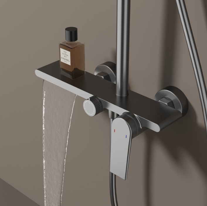 AALTO Rain Shower Set 700A-GM view 2