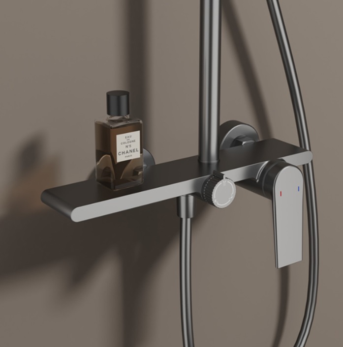 AALTO Rain Shower Set 700A-GM view 3