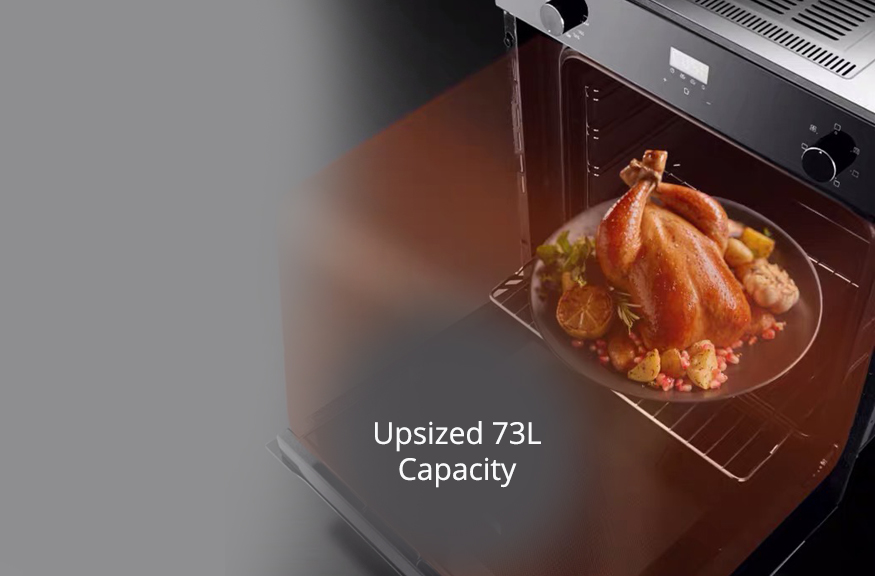 TECNO Built-In Oven Promotion - TBO 7008 Black Color view 2