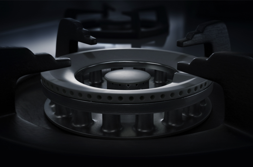 TECNO 3-Burner Stainless Steel Cooker Hob SR 883SV view 3