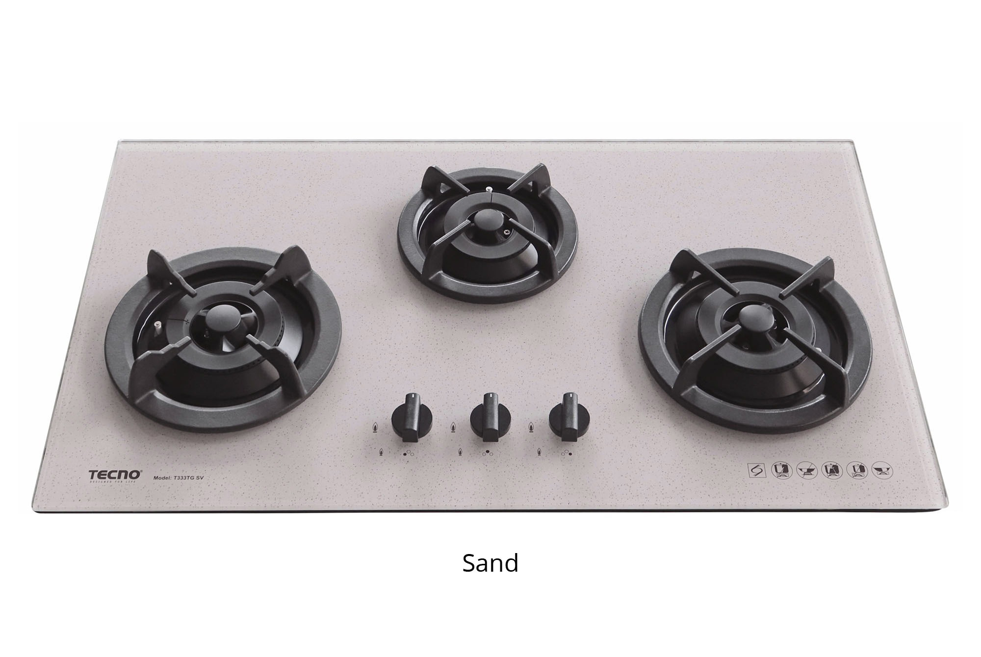 TECNO Cooker Hob T333TG SV view 3