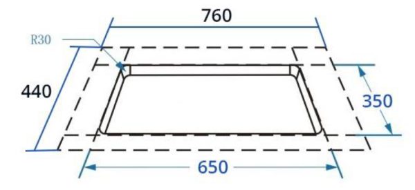 TECNO Glass Hob With Flip-Up Burners & Timer T 762FLIP-T view 6
