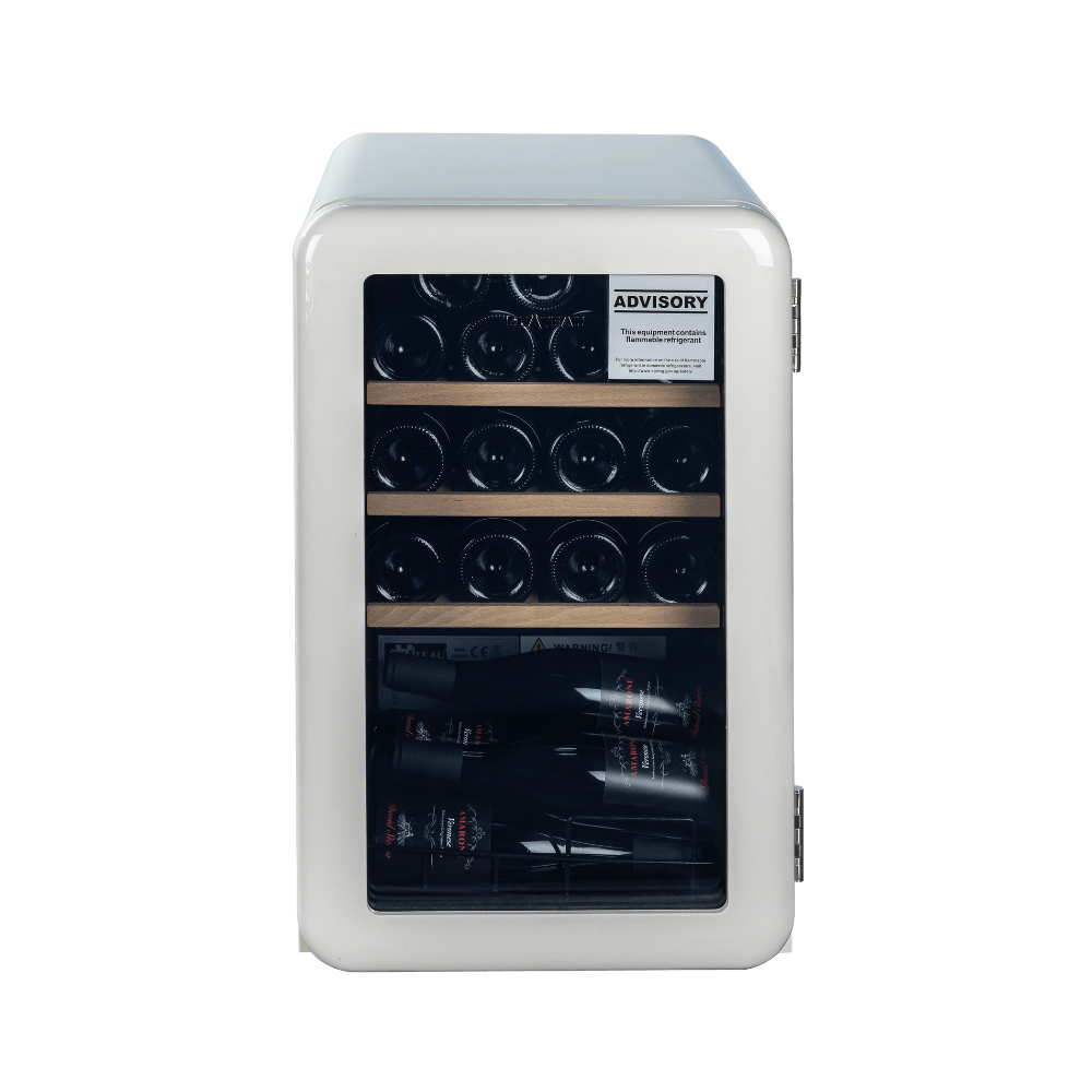Chateau 24 Bottles Wine Cooler CW-P241CH Cream view 2