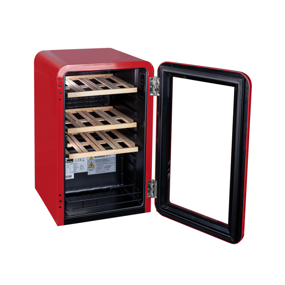 Chateau 24 Bottles Wine Cooler CW-P241RH Red view 4