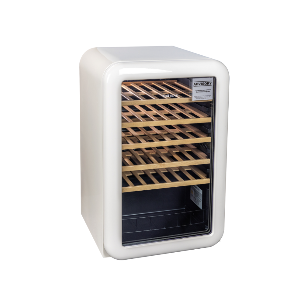 Chateau 46 Bottles Wine Cooler CW-P461CH Cream view 8
