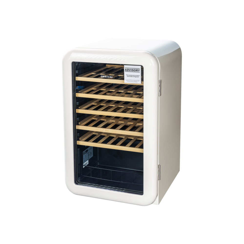 Chateau 46 Bottles Wine Cooler CW-P461CH Cream view 9