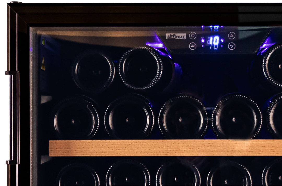 Chateau 50 Bottles Wine Cooler CW-50TH-SNS view 6