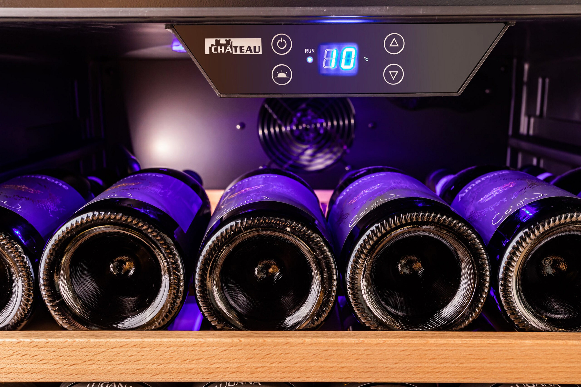 Chateau 50 Bottles Wine Cooler CW-50TH-SNS view 8