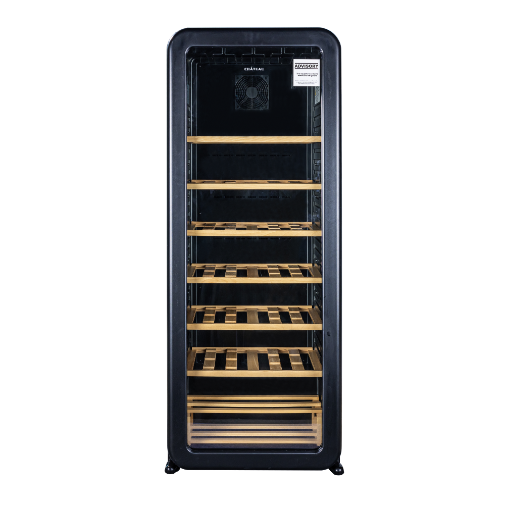Chateau 65 Bottles Wine Cooler CW-P651BH Black