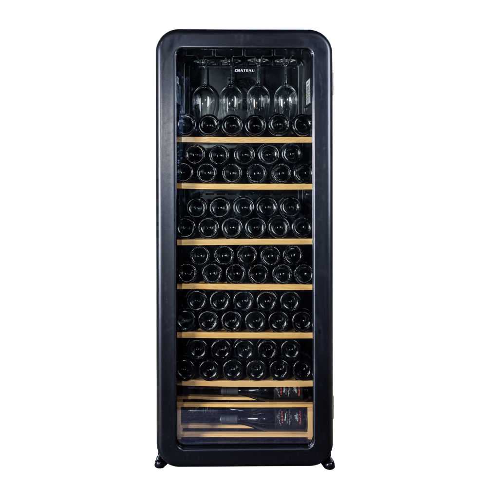 Chateau 65 Bottles Wine Cooler CW-P651BH Black view 2