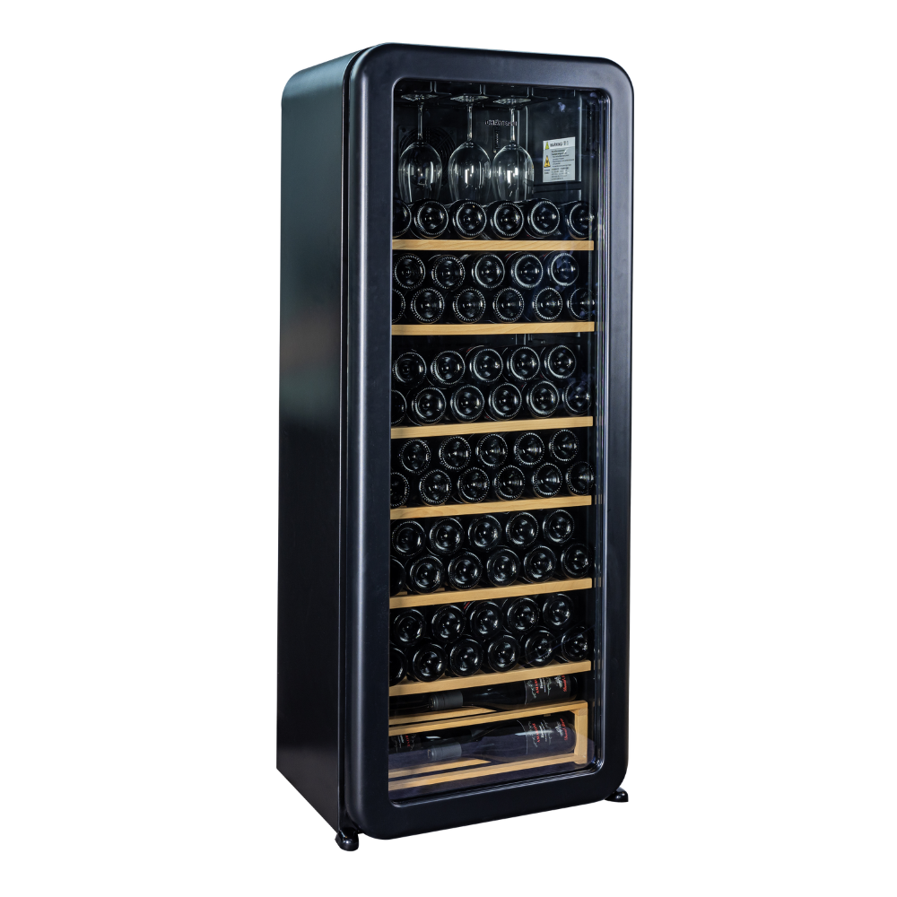 Chateau 65 Bottles Wine Cooler CW-P651BH Black view 3