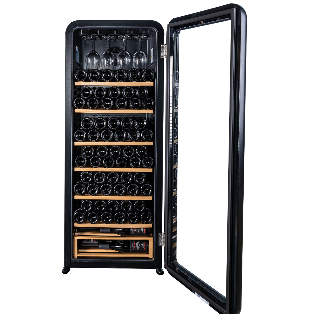 Chateau 65 Bottles Wine Cooler CW-P651BH Black view 4