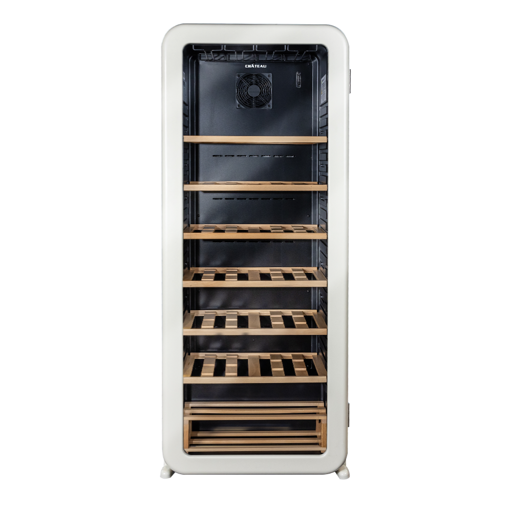 Chateau 65 Bottles Wine Cooler CW-P651CH Cream