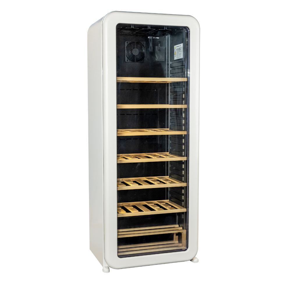 Chateau 65 Bottles Wine Cooler CW-P651CH Cream view 3