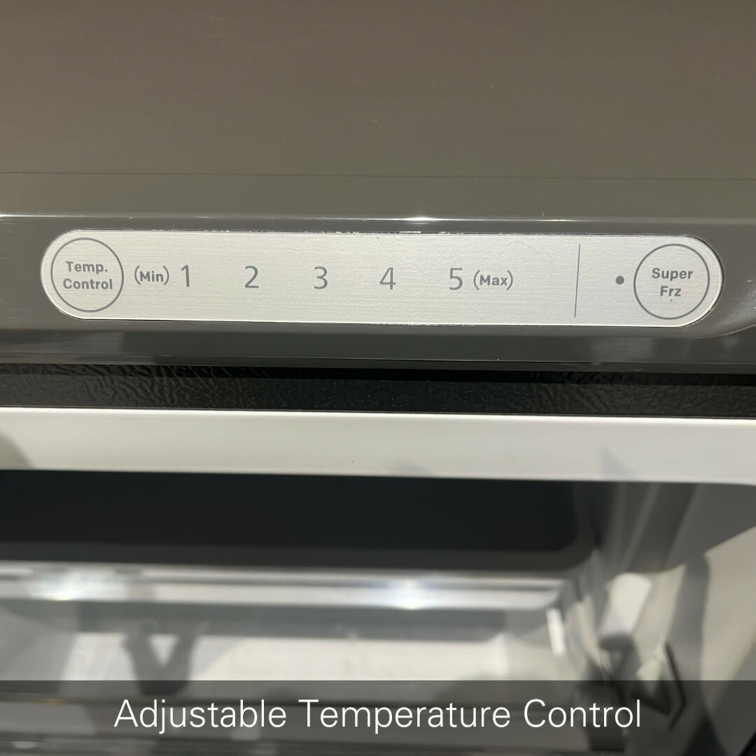 EF 160L Upright Freezer EFUF-1601GY-SW view 3