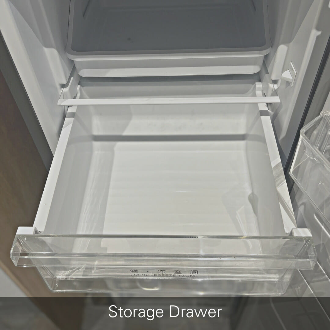 EF 160L Upright Freezer EFUF-1601GY-SW view 4