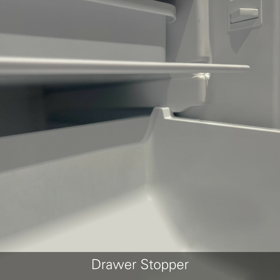 EF 160L Upright Freezer EFUF-1601GY-SW view 5