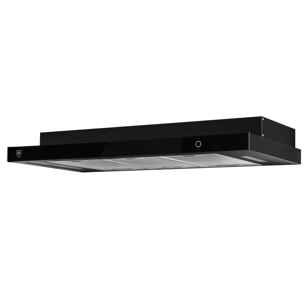 EF 90cm Cooker Hood EFCH-9234T-BK Matte Black view 2