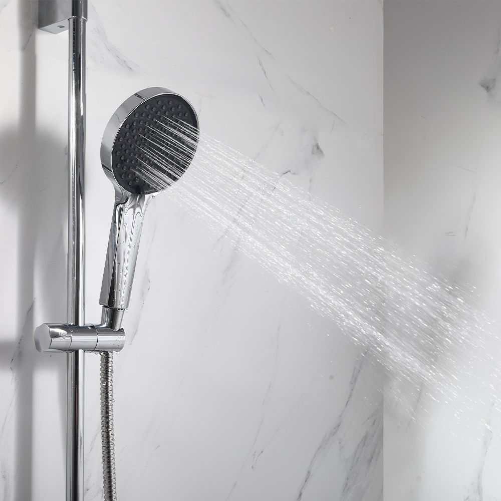 Rubine Rain Shower Set Without Bath Mixer RSR-MAY520-CH view 9