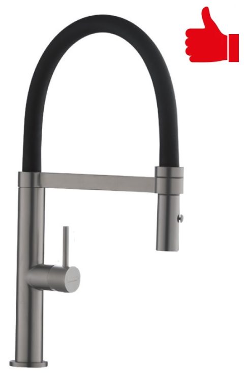 RUBINE Kitchen Sink Tap - INOX 7749-GM