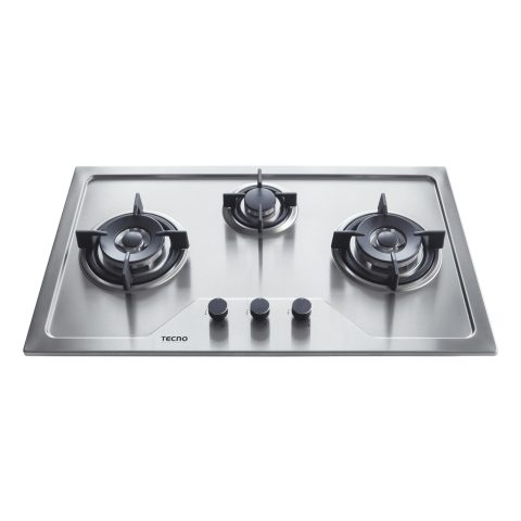 TECNO 3-Burner Stainless Steel Cooker Hob TS 8633TRSV